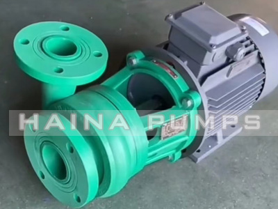 FP reinforced polypropylene plastic centrifugal pump