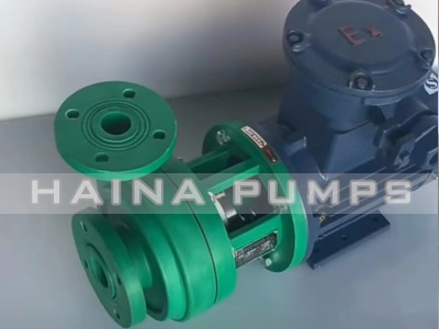 FP reinforced polypropylene plastic centrifugal pumps