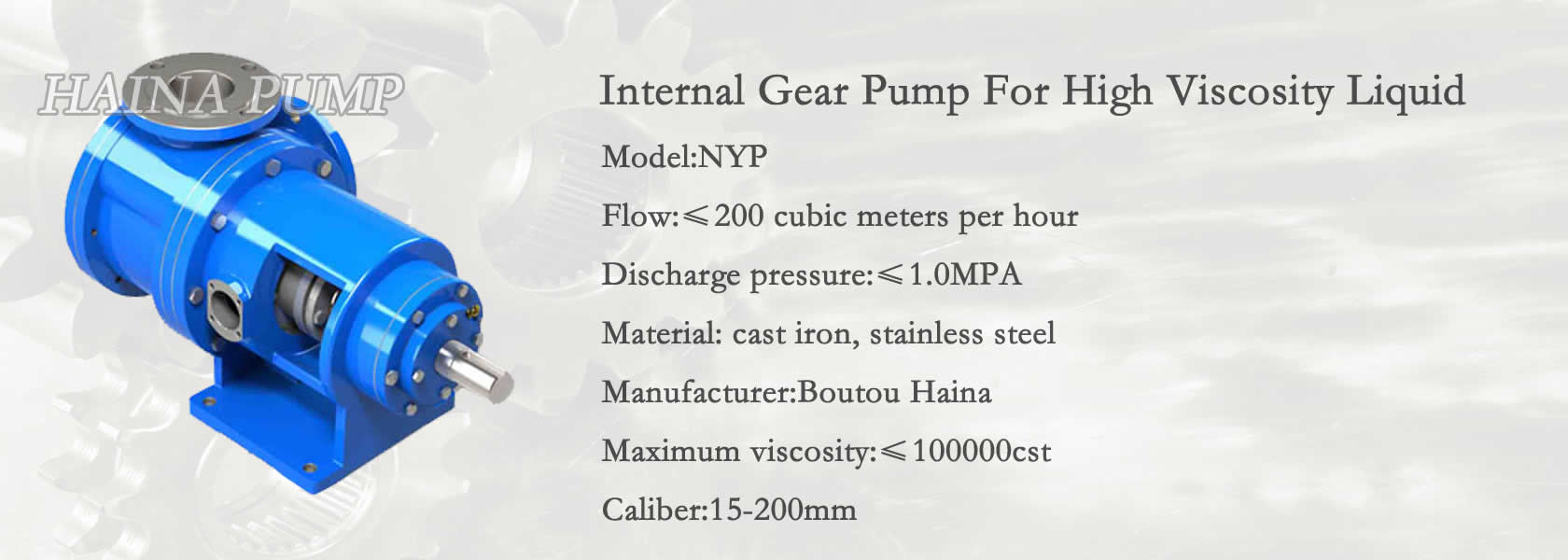 NYP Gear Pump Made In China