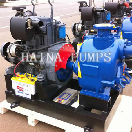 Sewage Pump With Diesel Engine